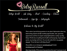 Tablet Screenshot of imbetsyrussell.com